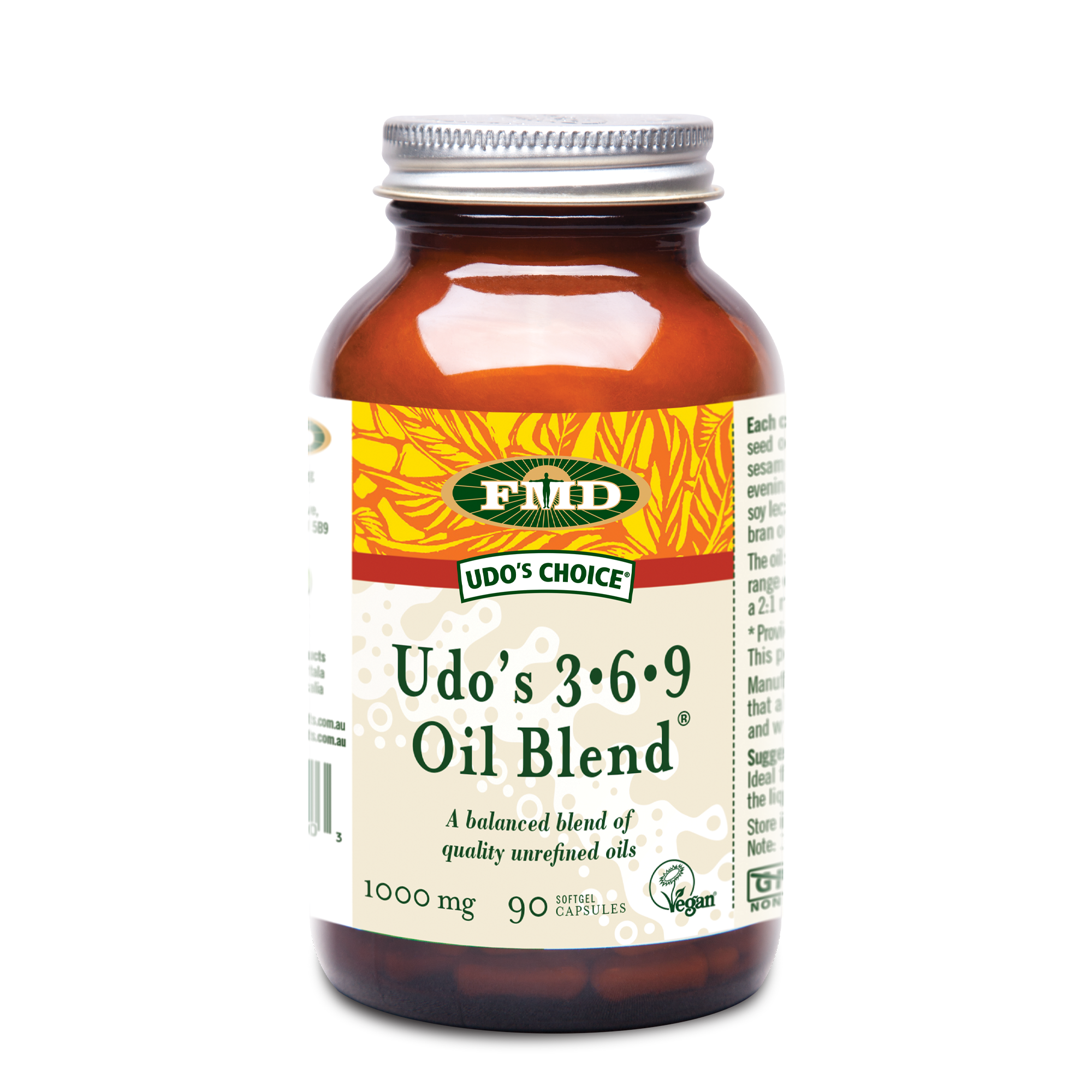 Udo's Oil Omega 3·6·9 Blend Capsules