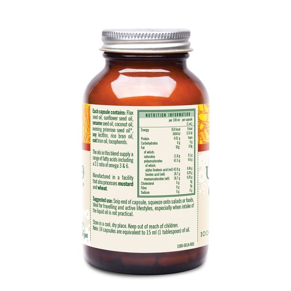 Udo's Oil Omega 3·6·9 Blend Capsules